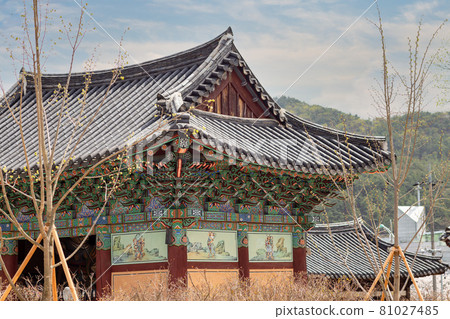 Religious building in buddhist temple Songgwangsa Religious building in buddhist temple Songgwangsa 81027485
