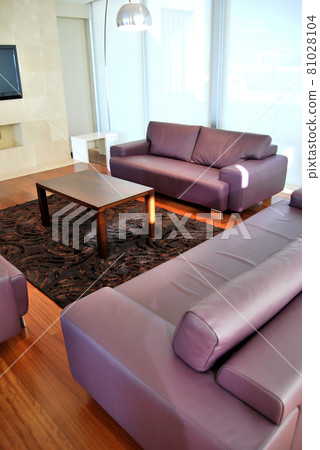 Modern living room and stylish leather sofa set 81028104