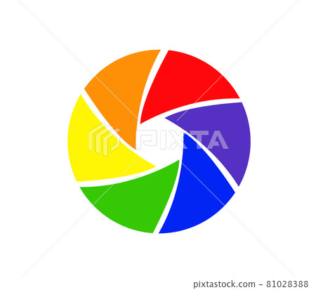 Camera objective icon vector Camera objective icon vector 81028388