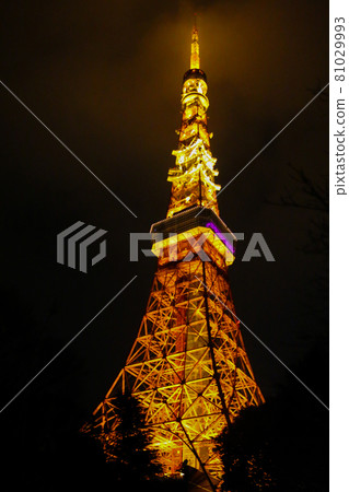 日本旅遊東京鐵塔夜景 日本旅遊東京鐵塔夜景 81029993