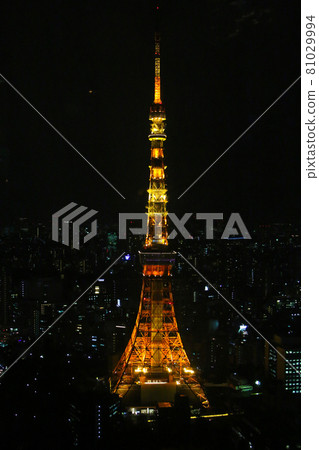 日本旅遊東京鐵塔夜景 日本旅遊東京鐵塔夜景 81029994