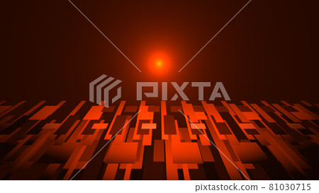 CG Square Many square background materials Spotlight and gradation 81030715