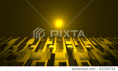 CG Square Many square background materials Spotlight and gradation 81030716