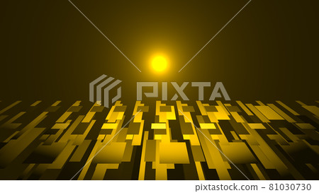 CG Square Many square background materials Spotlight and gradation 81030730