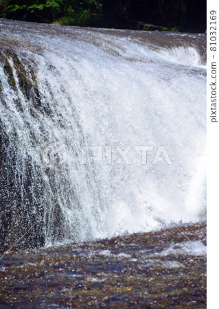 The pure mountain stream of the Fukiwari Valley 81032169