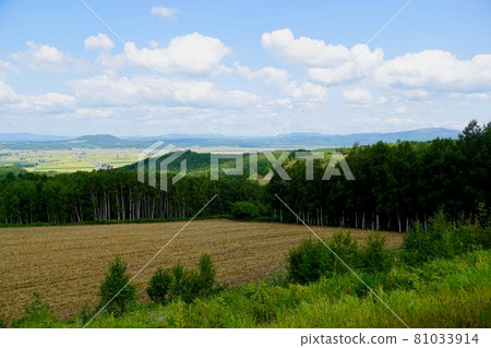 石狩平原的北端空知平原,從露天爐道看 石狩平原的北端空知平原,從露天爐道看 81033914