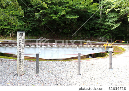 Turntable of Nagaragawa Railway Hokunou Station Turntable of Nagaragawa Railway Hokunou Station 81034718