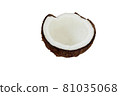 Fresh raw coconut 81035068