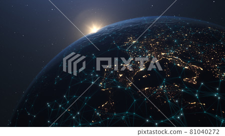 Global network concept. Global network concept. 81040272