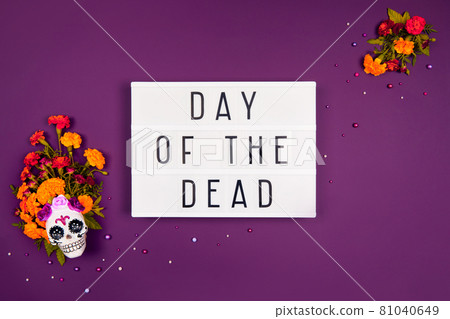Day of the dead, Dia De Los Muertos Celebration Background 81040649