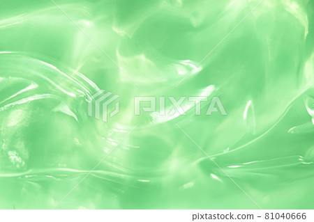 Green water Aloe Vera gel smudged texture 81040666