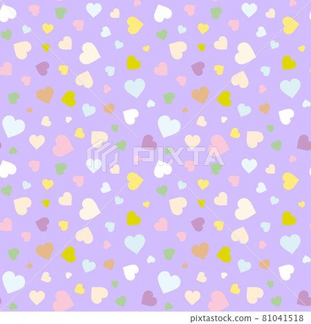 Simples colored seamless pattern with hearts. Simples colored seamless pattern with hearts. 81041518