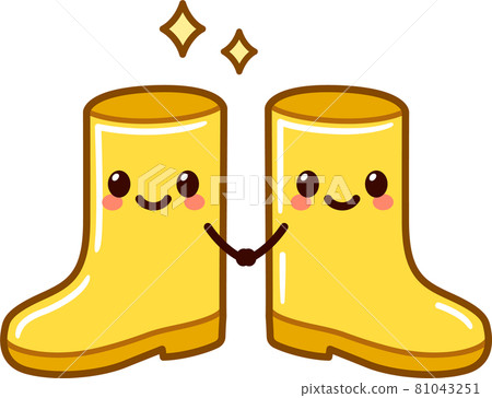 emoji rain boots