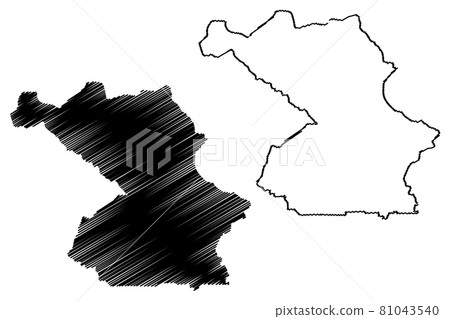 Centre-Sud Region (Regions of Burkina Faso, Burkina Faso) map vector illustration, scribble sketch Centre Sud map.... Centre-Sud Region (Regions of Burkina Faso, Burkina Faso) map vector illustration, scribble sketch Centre Sud map.... 81043540