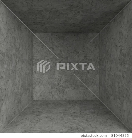 Cubic room space material made of concrete Cubic room space material made of concrete 81044855