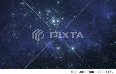 Stellar system and gas nebula. 81045159