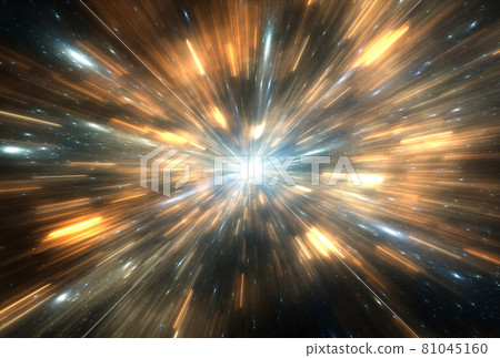 Glow color light particles explosion. Glow color light particles explosion. 81045160