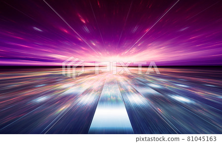 Time warp, traveling through space and time. Portal to another world or dimension 81045163