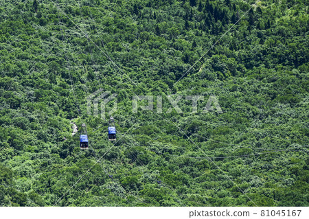 從大觀坊站看到的立山索道 81045167