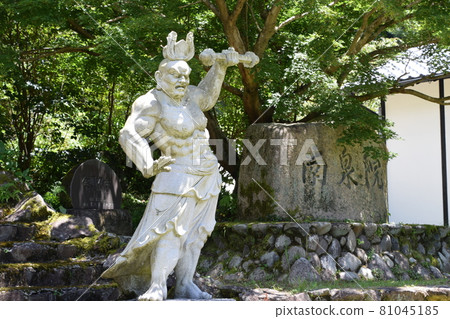 A statue of Nio statue in Nanzenin A statue of Nio statue in Nanzenin 81045185