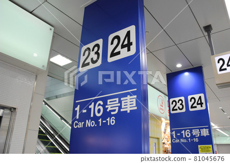 Shinkansen / track indicator 81045676