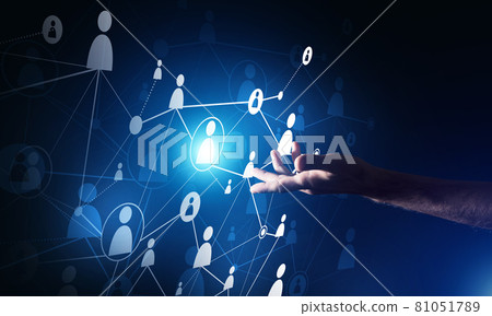 Presenting modern wireless technologies as means of communucation and networking on dark background Presenting modern wireless technologies as means of communucation and networking on dark background 81051789