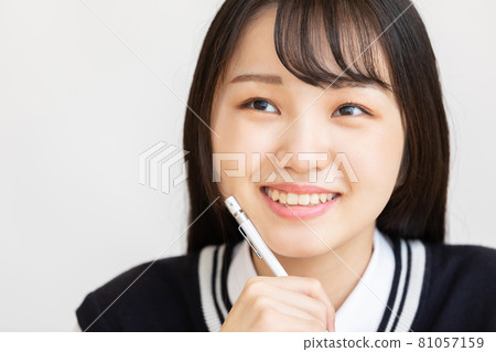 High school girl examinee up High school girl examinee up 81057159