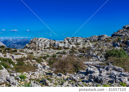 El Torcal de Antequera, Andalusia, Spain, near Antequera, province Malaga. 81057320