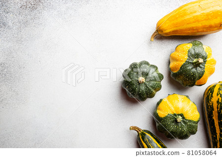 Autumn background top view Autumn background top view 81058064