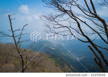Ridge road from Yabitsu Pass to Mt. Oyama Ridge road from Yabitsu Pass to Mt. Oyama 81058098