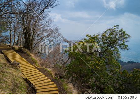 Ridge road from Yabitsu Pass to Mt. Oyama Ridge road from Yabitsu Pass to Mt. Oyama 81058099