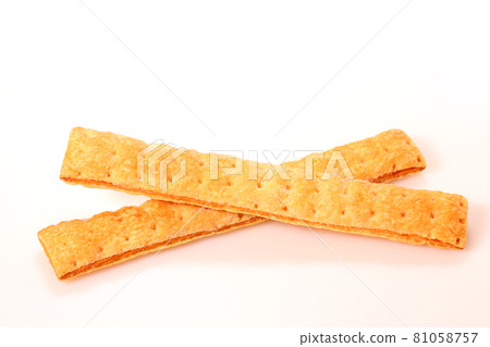 Stick pie on white background Stick pie on white background 81058757