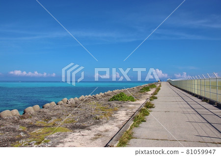 Miyakojima Shimojishima Airport 17-end blue sea Miyakojima Shimojishima Airport 17-end blue sea 81059947