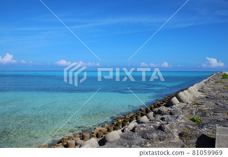 Miyakojima Shimojishima Airport 17-end blue sea Miyakojima Shimojishima Airport 17-end blue sea 81059969