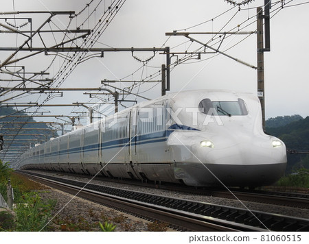 Shinkansen N700S J16 formation near Omi Nagaoka 81060515