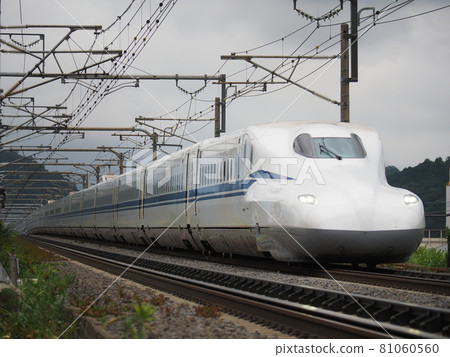 Shinkansen N700S J6 formation near Omi Nagaoka 81060560