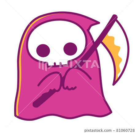 Halloween grim reaper illustration material 81060728