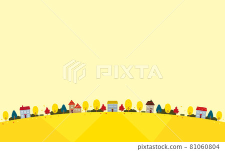 材料-可愛的房子（秋天的風景）1 Beku 81060804