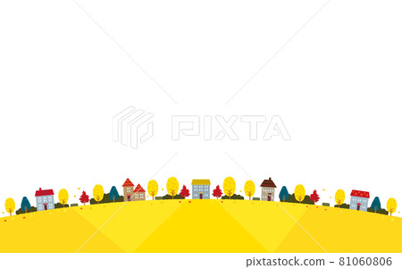 材料-可愛的房子（秋天的風景）2 Beku 81060806