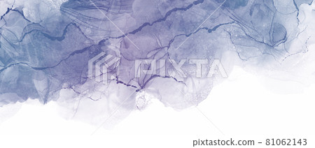 酒精水墨藝術背景）紫色漸變橫幅懷舊秋冬精緻，美麗而溫柔 81062143