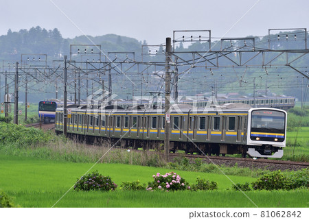 總武本線 Sakura-Monoi JR 東 209 系列 2100 系列 C604 編隊（幕張） 81062842