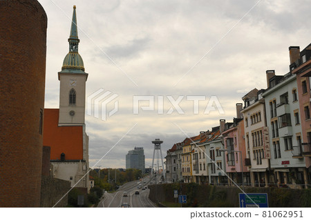 Slovak cityscape and bridges 81062951
