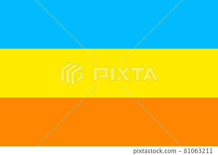 Bandera dAtlantium flag in real proportions and colors, vector 81063211