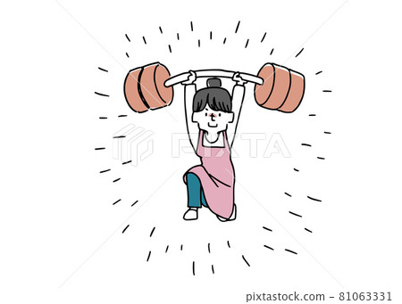 舉槓鈴的家庭主婦 舉槓鈴的家庭主婦 81063331