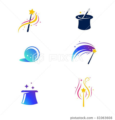 Magic element Vector icon illustration Magic element Vector icon illustration 81063608