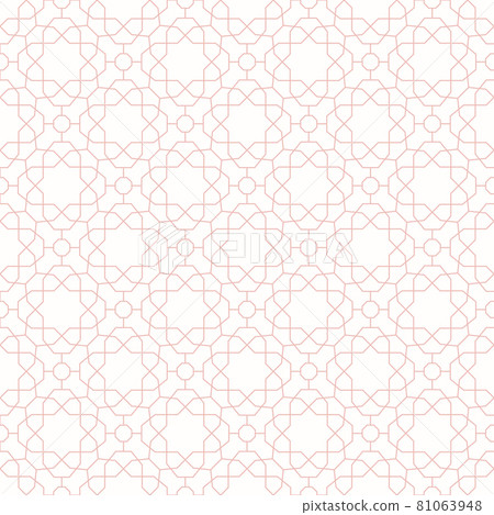 Modern Seamless Vector Pattern in Arabian Style 81063948