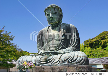 Kamakura City Kotoku-in Temple, the principal image, the Great Buddha of Kamakura, a national treasure Kamakura City Kotoku-in Temple, the principal image, the Great Buddha of Kamakura, a national treasure 81064093