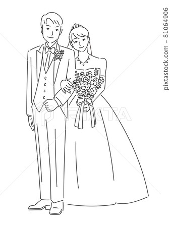 Bride and groom Bride and groom 81064906