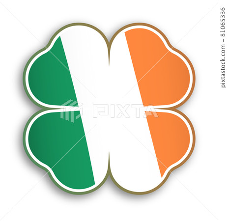 Three and four leaf clover icon. Clover leaf silhouette. Simple isolated vector on white background Three and four leaf clover icon. Clover leaf silhouette. Simple isolated vector on white background 81065336