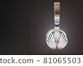 Retro headphones. 3d render illustration 81065503